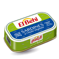 Sardines in vegetable oil EL BEHI 125g